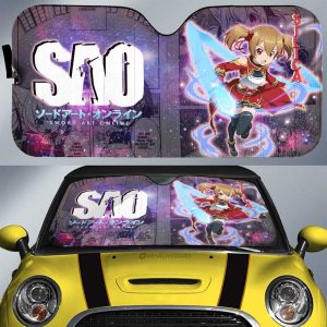 Silica Car Sunshade Custom Manga Galaxy Style