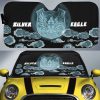 Silver Eagle Car Sunshade Custom Black Clover Anime Car Accessories