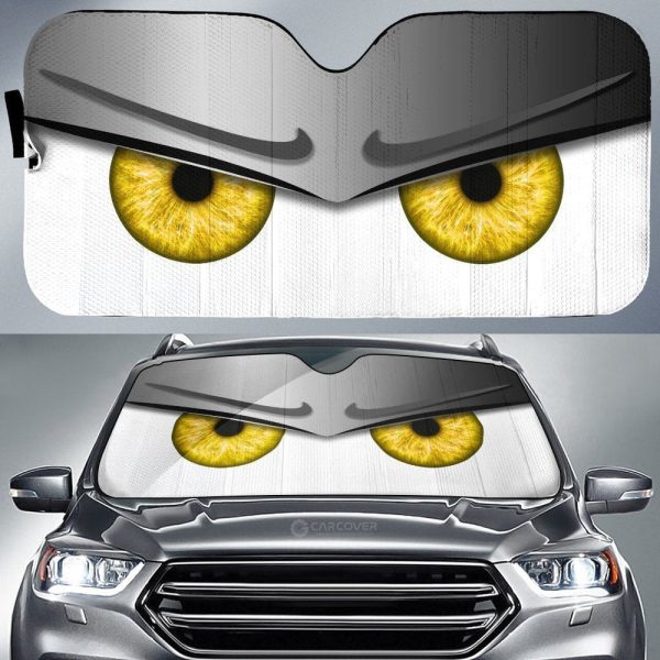 Silver Unwelcome Car Eyes Sun Shade Custom Car Accessories