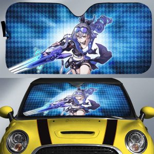 Silver Wolf Car Sunshade Custom Honkai Star Rail Car Accessories