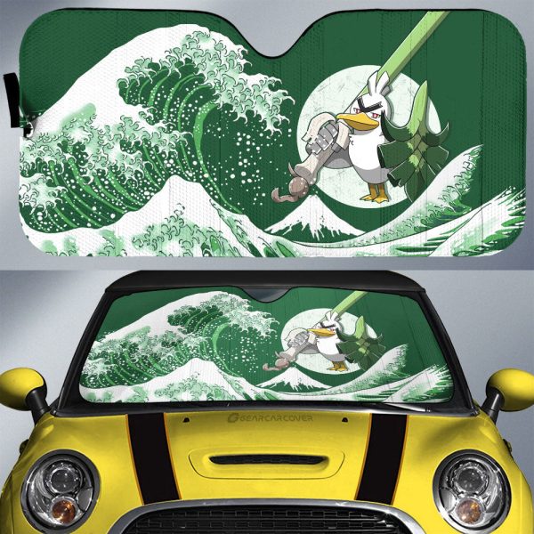 Sirfetch'd Car Sunshade Custom Pokemon Car Accessories