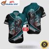 Skeletal Warrior Philadelphia Eagles Hawaiian Shirt