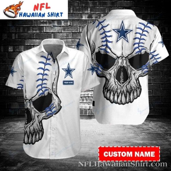 Skeleton Stitch Dallas Cowboys Fanatic Tropical Hawaiian Shirt