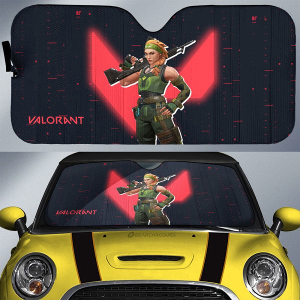 Skye Car Sunshade Custom Valorant Agent