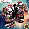 Sleek Night Atlanta Falcons Luau NFL Hawaiian Shirt – Men’s Party Wear