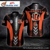 Sleek Stripes Playbook – Cincinnati Bengals Hawaiian Shirt With NFL Logo Accents