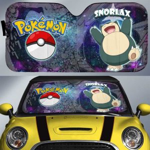 Snorlax Car Sunshade Custom Anime Galaxy Manga Style