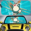 Snorlax Car Sunshade Custom Car Interior Accessories