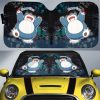 Snorlax Car Sunshade Custom Tie Dye Style Car Accessories