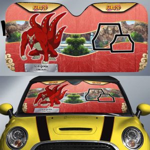 Son Goku Car Sunshade Custom Anime Car Interior Accessories