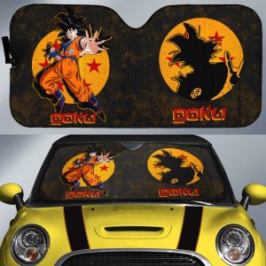 Son Goku Car Sunshade Custom Car Interior Accessories