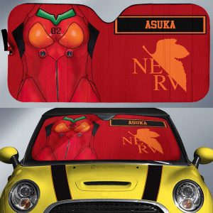 Souryuu Asuka Langley Car Sunshade Custom NGE Car Interior Accessories