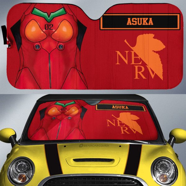 Souryuu Asuka Langley Car Sunshade Custom NGE Car Interior Accessories