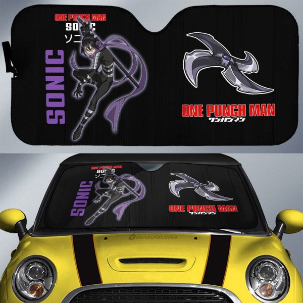 Speed o' Sound Sonic Car Sunshade Custom Car Interior Accessories