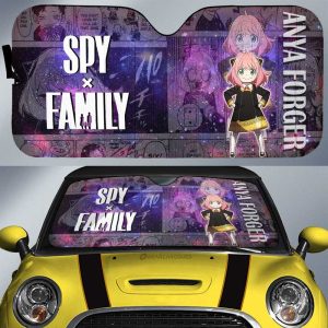 Spy x Family Anime Car Sunshade Custom Anya Forger Galaxy Style Car Accessories