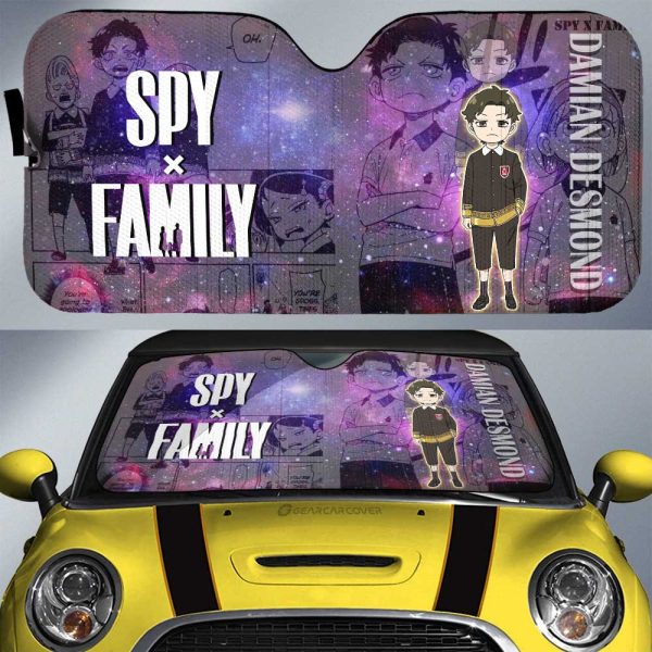 Spy x Family Anime Car Sunshade Custom Damian Desmond Galaxy Style Car Accessories