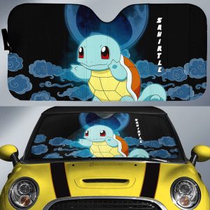 Squirtle Car Sunshade Custom Anime Car Accessories