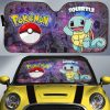 Squirtle Car Sunshade Custom Anime Galaxy Manga Style