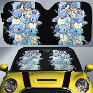 Squirtle Car Sunshade Custom Car Accessories For Fans