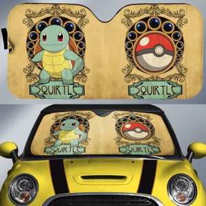 Squirtle Car Sunshade Custom Car Interior Accessories