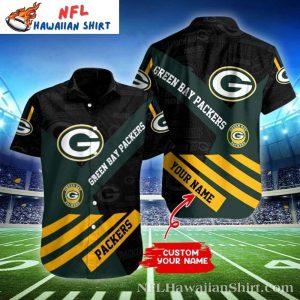 Stadium Lights Green Bay Packers Customizable Hawaiian Shirt