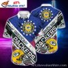 Starlit Field – Green Bay Packers Hawaiian Shirt Mens