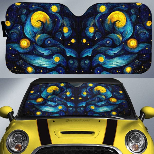 Starry Night Car Sunshade Custom Car Accessories