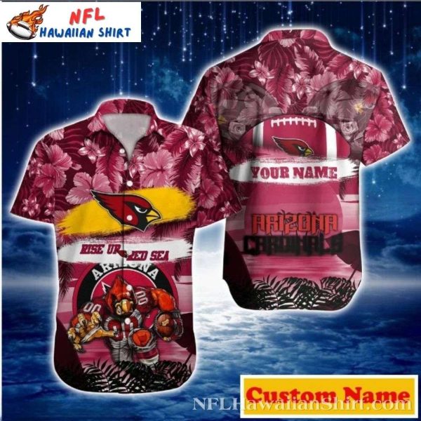 Starry Night Fanfare – Arizona Cardinals Custom Hawaiian Shirt