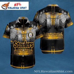 Steel City Circuit – Tech-Inspired Pittsburgh Steelers Hawaiian Shirt