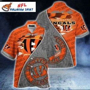 Steel Stripe Bengals – Hawaiian Cincinnati Bengals Shirt