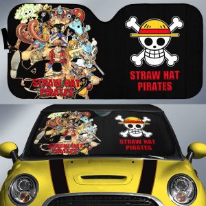 Strawhat Pirates Car Sunshade Custom Car Accessories