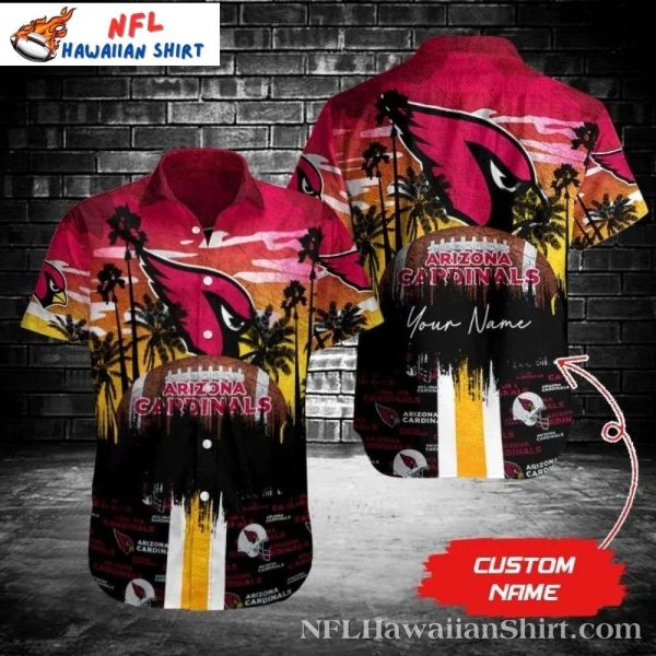 Sunset Showdown Arizona Cardinals Tropical Hawaiian Shirt