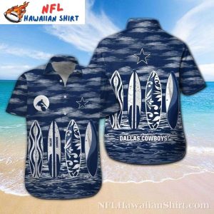 Surf’s Up Dallas Cowboys Hawaiian Shirt