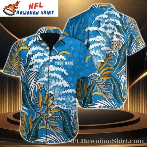 Surf’s Up Stadium – Los Angeles Chargers Wave Rider Tropical Hawaiian Shirt