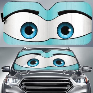 Surprised Car Eyes Sun Shade Custom Car Accessories