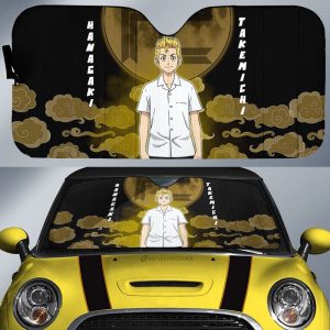 Takemichi Hanagaki Car Sunshade Custom Tokyo Revengers Anime Car Accessories