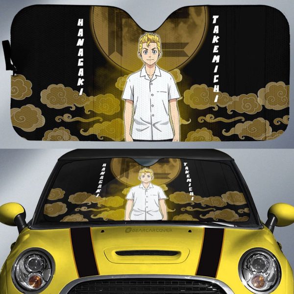 Takemichi Hanagaki Car Sunshade Custom Tokyo Revengers Anime Car Accessories