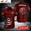 Tampa Bay Buccaneers Gridiron Glory Customizable Hawaiian Shirt