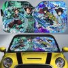 Tanjiro And Giyuu Car Sunshade Custom Car Accessories