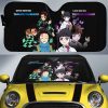 Tanjiro And Kanao Car Sunshade Custom