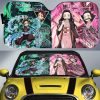 Tanjiro And Nezuko Car Sunshade Custom Car Accessories