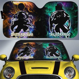 Tanjiro And Zenitsu Car Sunshade Custom