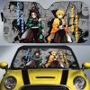 Tanjiro And Zenitsu Car Sunshade Custom Mix Mangas