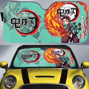 Tanjiro Kamado Car Sunshade Custom Car Accessories