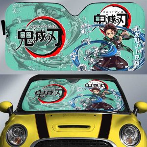 Tanjiro Kamado Car Sunshade Custom Car Accessories