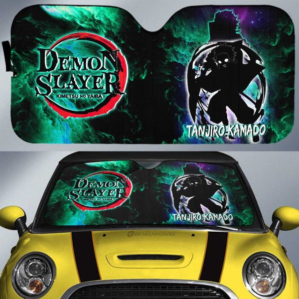 Tanjiro Kamado Car Sunshade Custom Silhouette Style