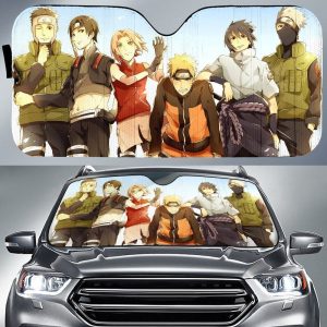 Team 7 Kakashi Car Sun Shade Custom Anime Car Accessories