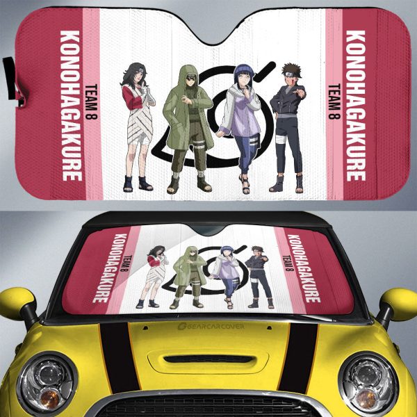 Team 8 Car Sunshade Custom Anime Car Accessories