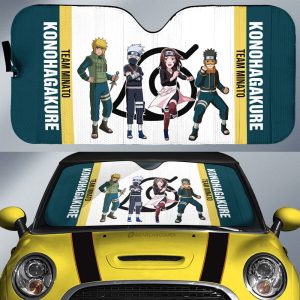 Team Minato Car Sunshade Custom Anime Car Accessories