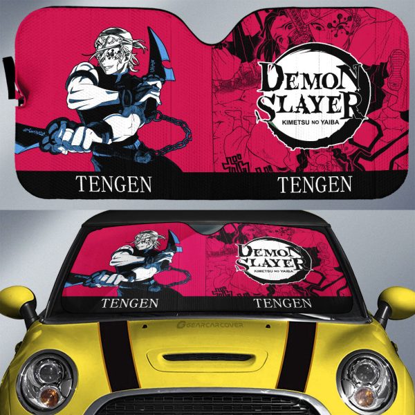 Tengen Uzui Car Sunshade Custom Car Accessories Manga Style